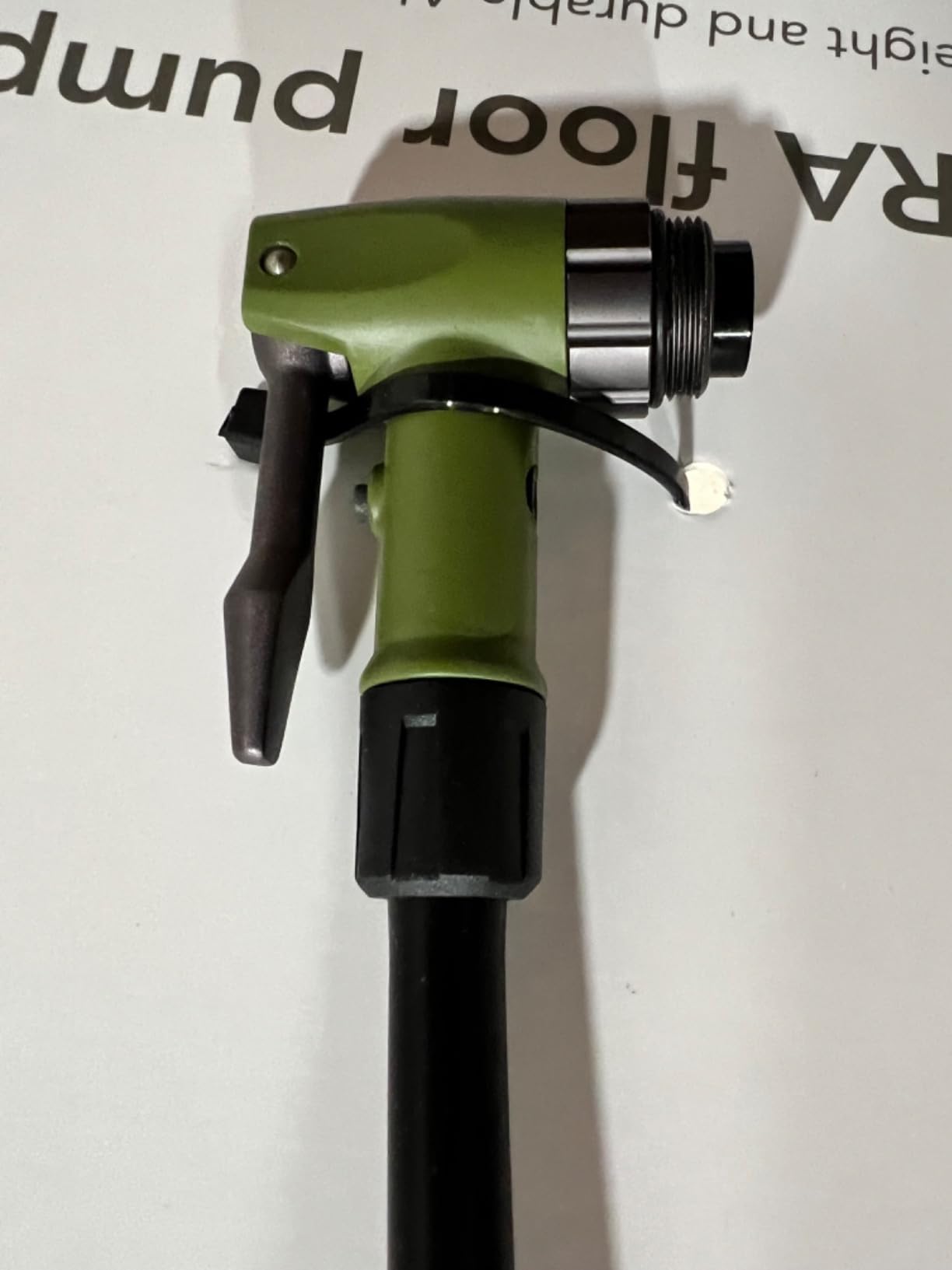 SILCA Terra Bike Floor Pump with Steel Construction, Wood Handle, 120psi customer photo 1