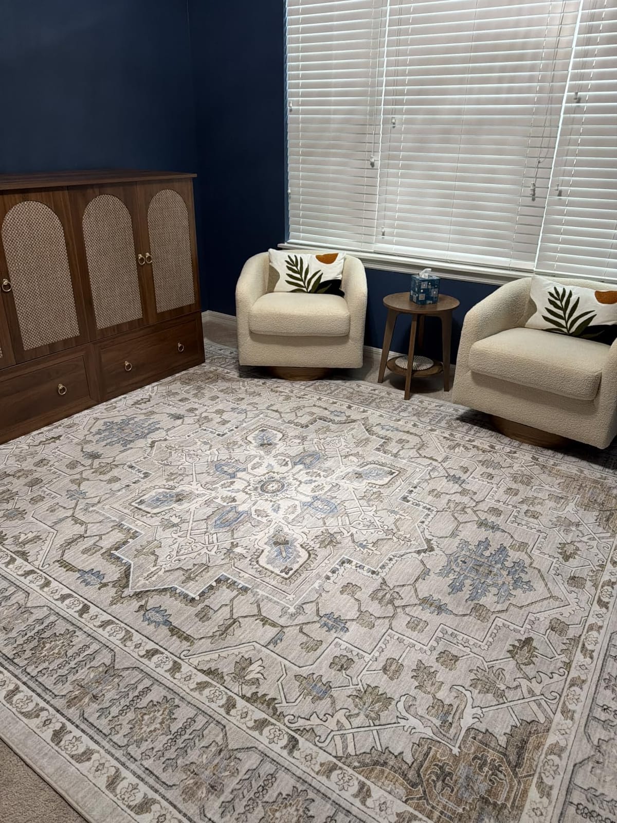 befbee 8x10 Area Rugs for Living Room, Washable Vintage Non Slip Rug customer photo 2