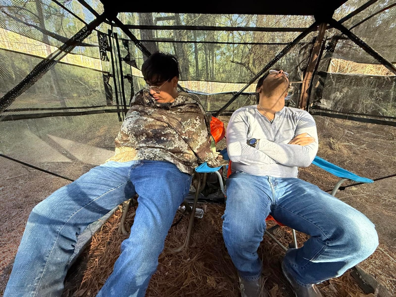 FUNHORUN Hunting Blind 270/360 See Through Deer Blind, Pop Up Ground Blind customer photo 2