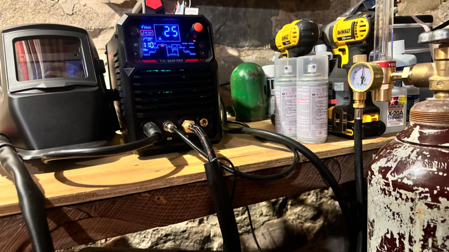 YESWELDER 205A Tig Welder Pulse STICK/DC TIG/PULSE TIG 3 in 1 TIG-205P, 110V & 220V Large LED Display Dual Voltage TIG Welding Machine customer photo 2