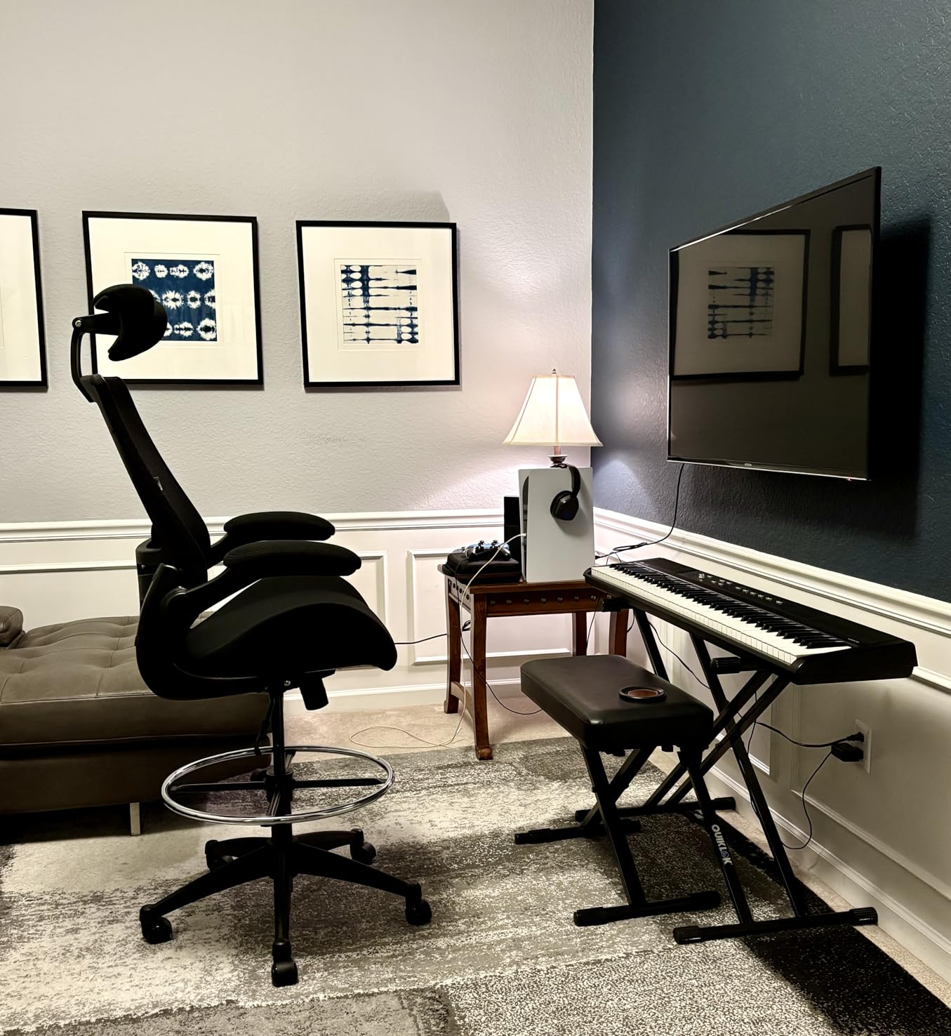 BOLISS Drafting Tall Office Chair 400lbs High Back Standing Desk Chair customer photo 1