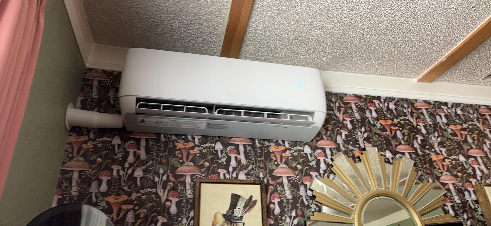 DELLA Motto Series 18000 BTU 19 SEER2 230V Mini Split AC, Cools Up to 1000 Sq.Ft, Works with Alexa and Wifi, Ductless Inverter System Air Conditioner, Pre-Charged Heat Pump and 16.4ft Kits customer photo 2