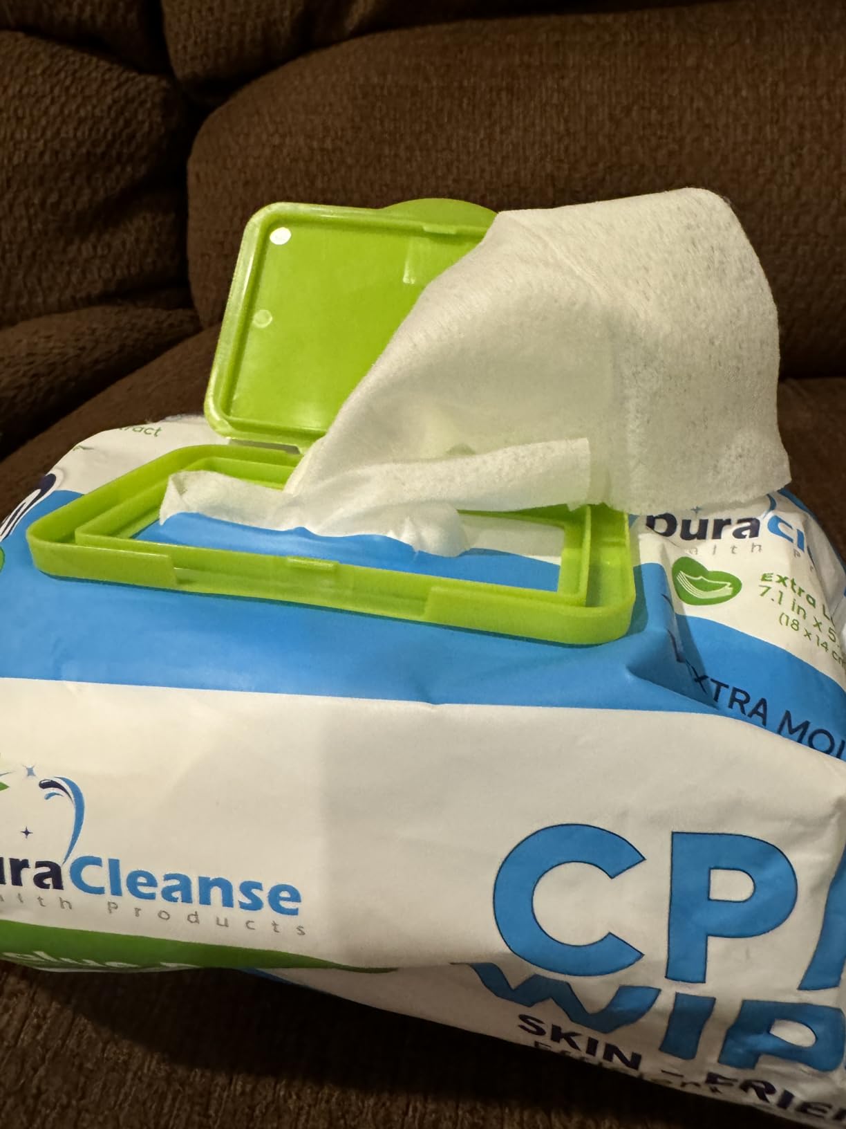 CPAP Wipes - XL & Moist Unscented CPAP Cleaner - 300 Ct + 12 customer photo 1