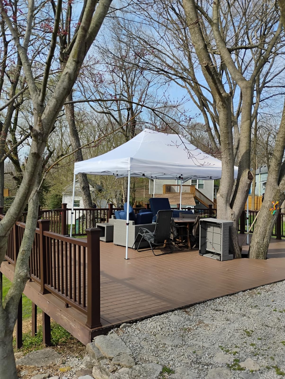CROWN SHADES 10X10 Commercial Pop Up Canopy Tent with Sidewalls, White customer photo 2
