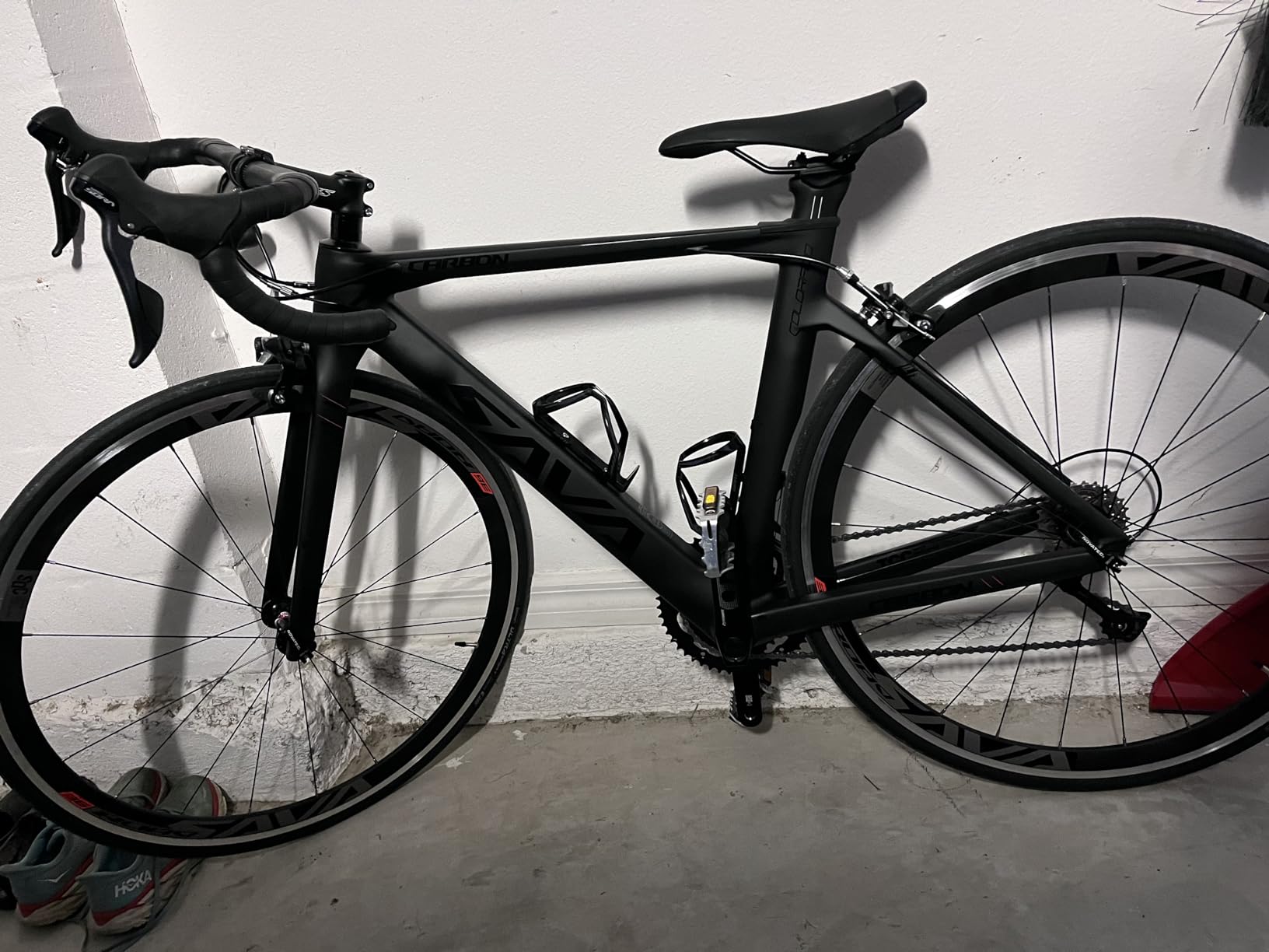 SAVADECK Carbon Road Bike for Beginners - Adult Racing Bicycle with Shimano SORA 18-Speed, Lightweight Carbon Fiber Frame & Fork, Double V-Brake customer photo 2