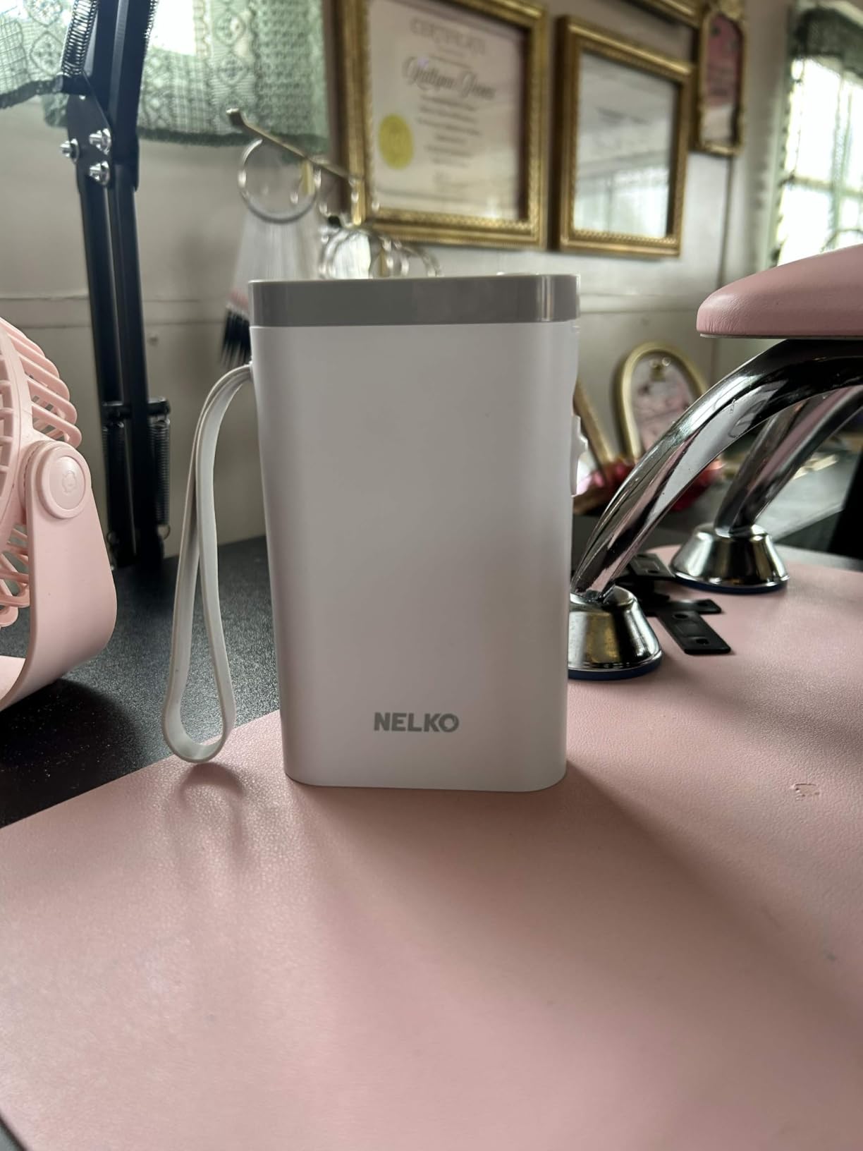 Nelko P21 Label Maker Machine with Tape, Bluetooth Label Printer, White customer photo 2