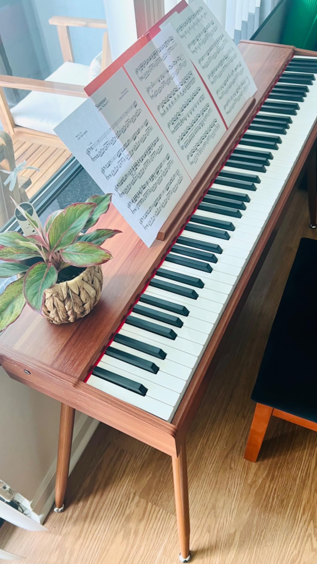 Donner DDP-80 PLUS Digital Piano 88 Key Weighted Keyboard, Home Electric Piano, Supports USB-MIDI & Headphones Connection, Semi-open Cover Designed, with Metal Three Pedal, Power Adapter customer photo 2