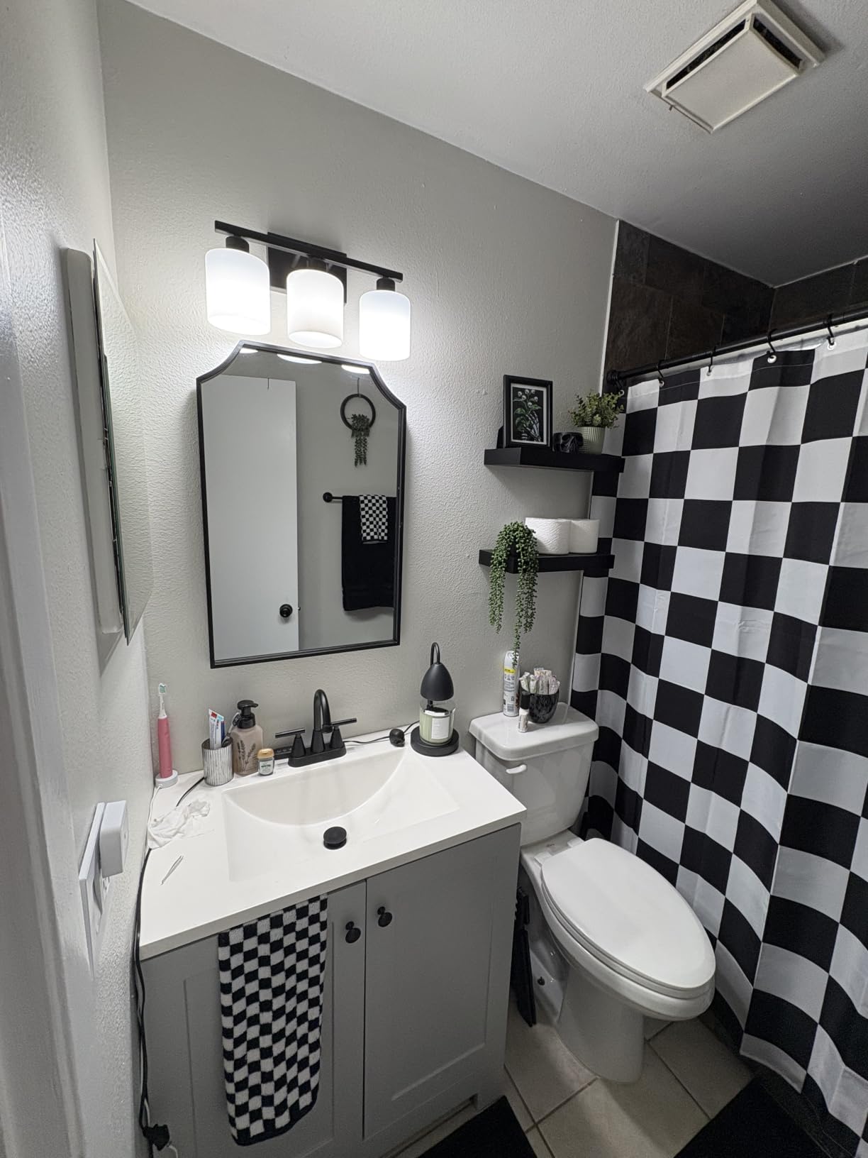 18 Inches Bathroom Light Fixtures Over Mirror Brushed Nickel customer photo 2
