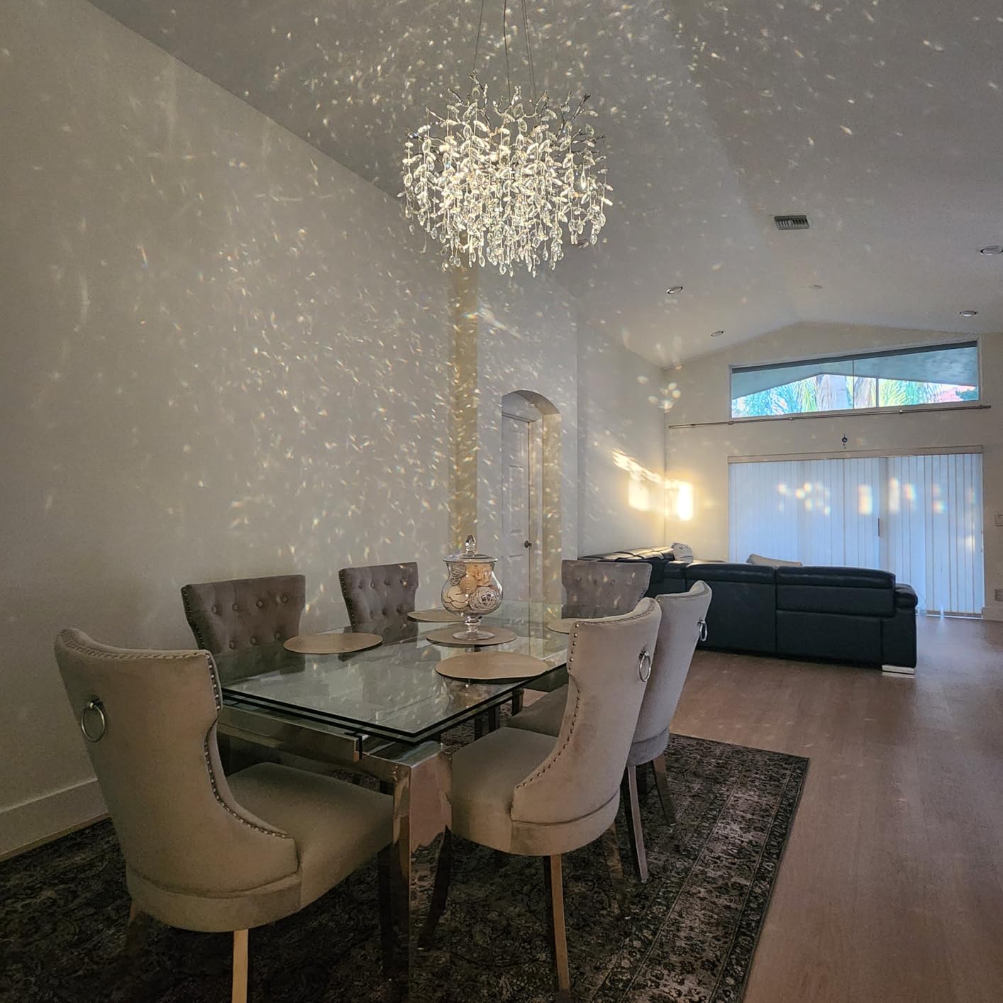YUYI Modern Crystal Chandelier, 30