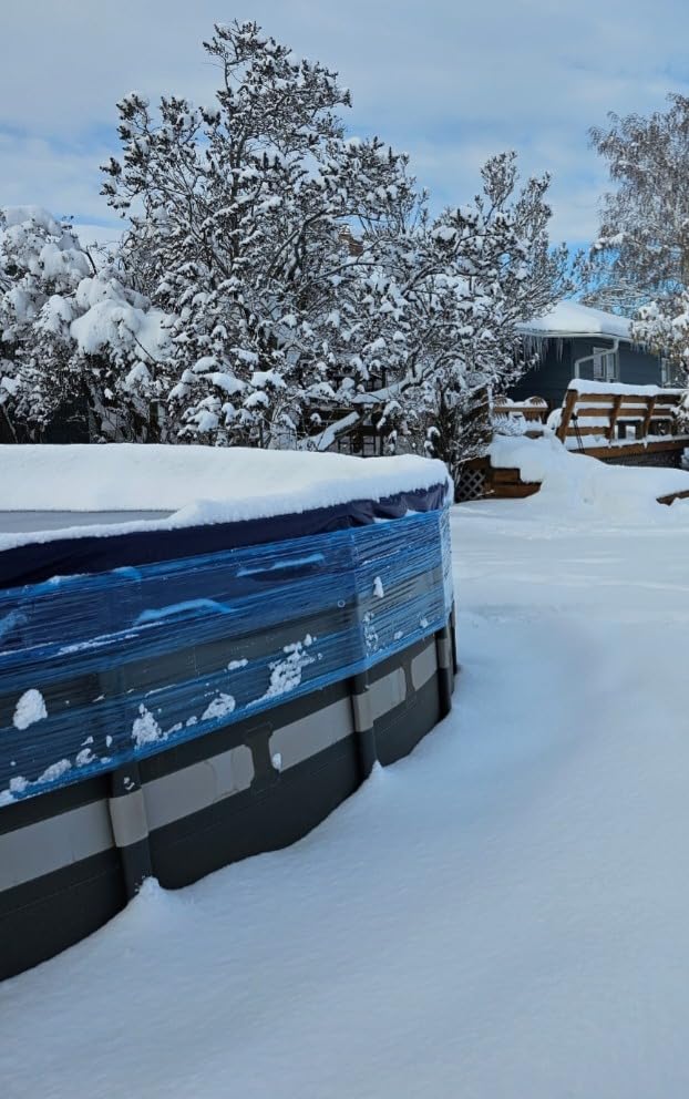 POOLHACKER 2026 Upgrade 24FT Round Winter Pool Cover for Above Ground Pools customer photo 2