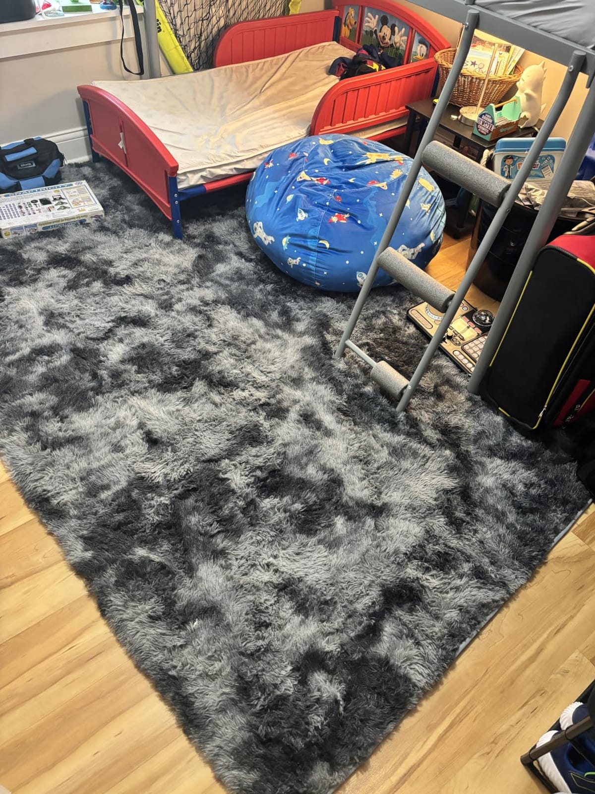 Pink Fluffy 4x6 Area Rugs for Bedroom Girls, Plush Washable Carpet customer photo 2