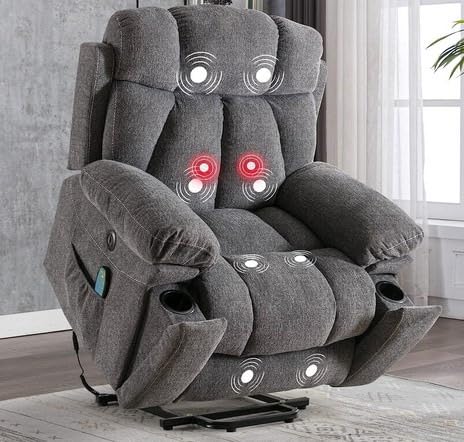 CANMOV Power Lift Recliner Chair for Elderly, Lift Chair with Massage Heat customer photo 1