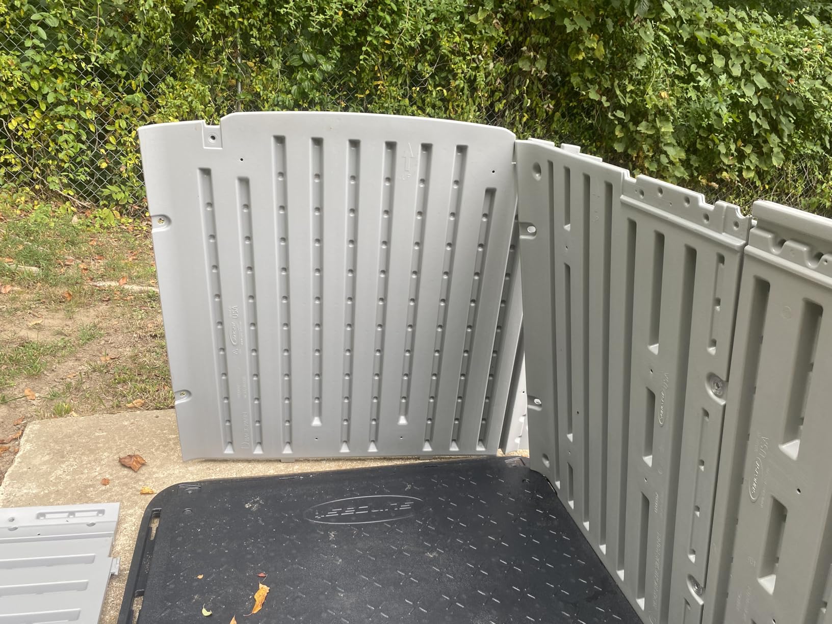 Suncast Horizontal Storage Shed, 98 Cu Ft, Resin, Glidetop, Sliding Lid customer photo 1