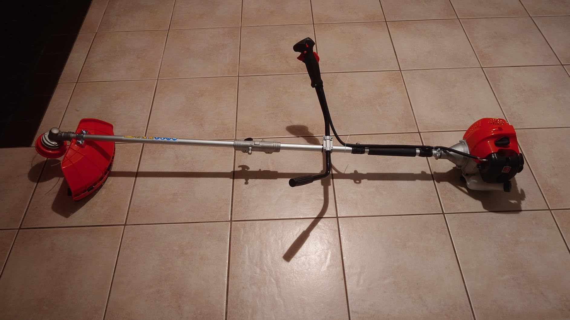 52cc Gas String Trimmer, 2-Cycle Brush Cutter with U-Handle (C-Red) customer photo 2