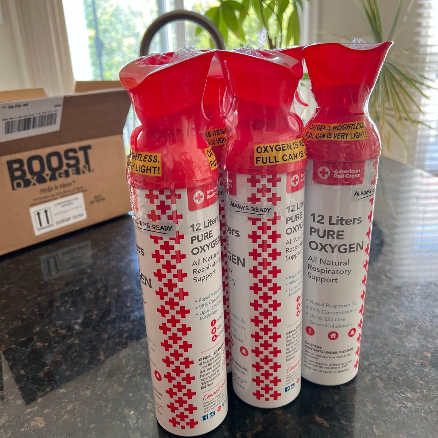 Boost Oxygen Extra-Large Rapid Response 12L Canister, 2 Pack customer photo 1