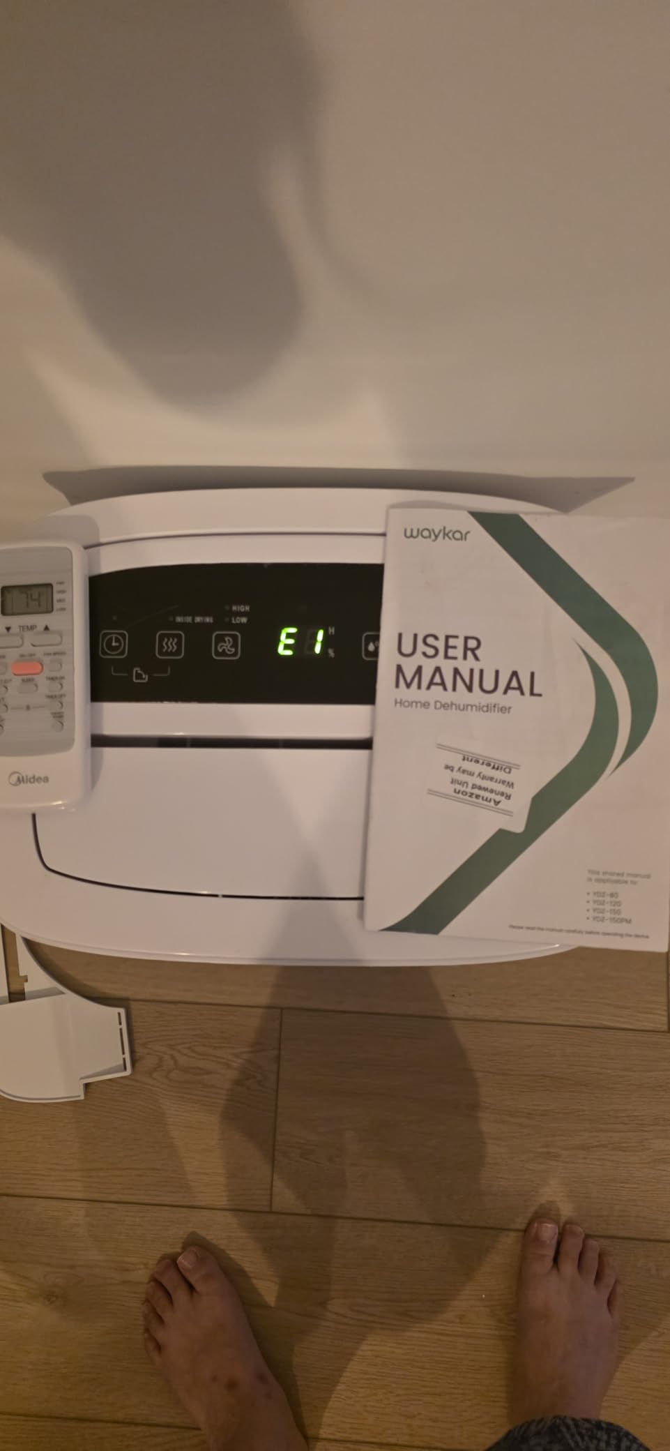 Waykar 80 Pints 2025 Energy Star Dehumidifier for Home up to 5,000 Sq. Ft, Ideal for Basement, Bathroom and Large Room with Drain Hose, Portable, Auto Defrost and Self-Drying customer photo 1