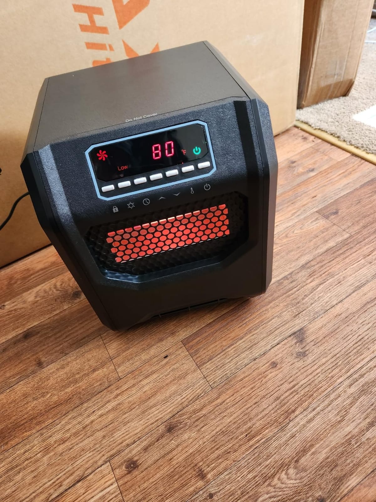 Infrared Space Heater 3 Mode 1500W Electric heater for Indoor Use customer photo 2