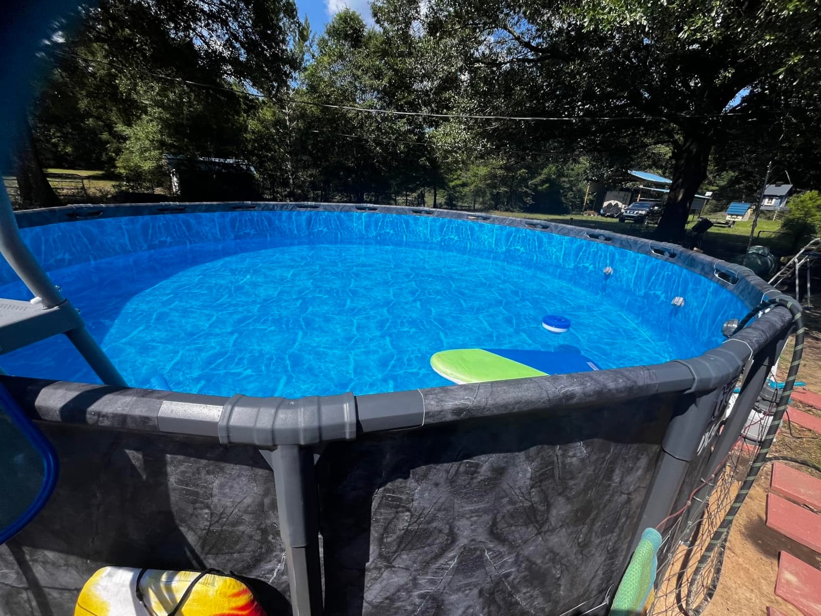 In The Swim 18' Standard Blue Round Solar Pool Cover 8 Mil customer photo 1