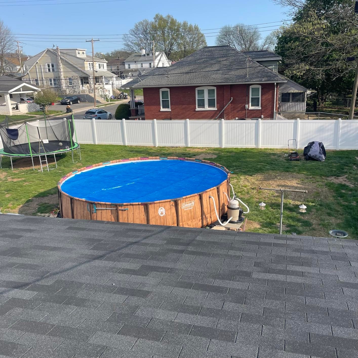 In The Swim 18' Standard Blue Round Solar Pool Cover 8 Mil customer photo 2