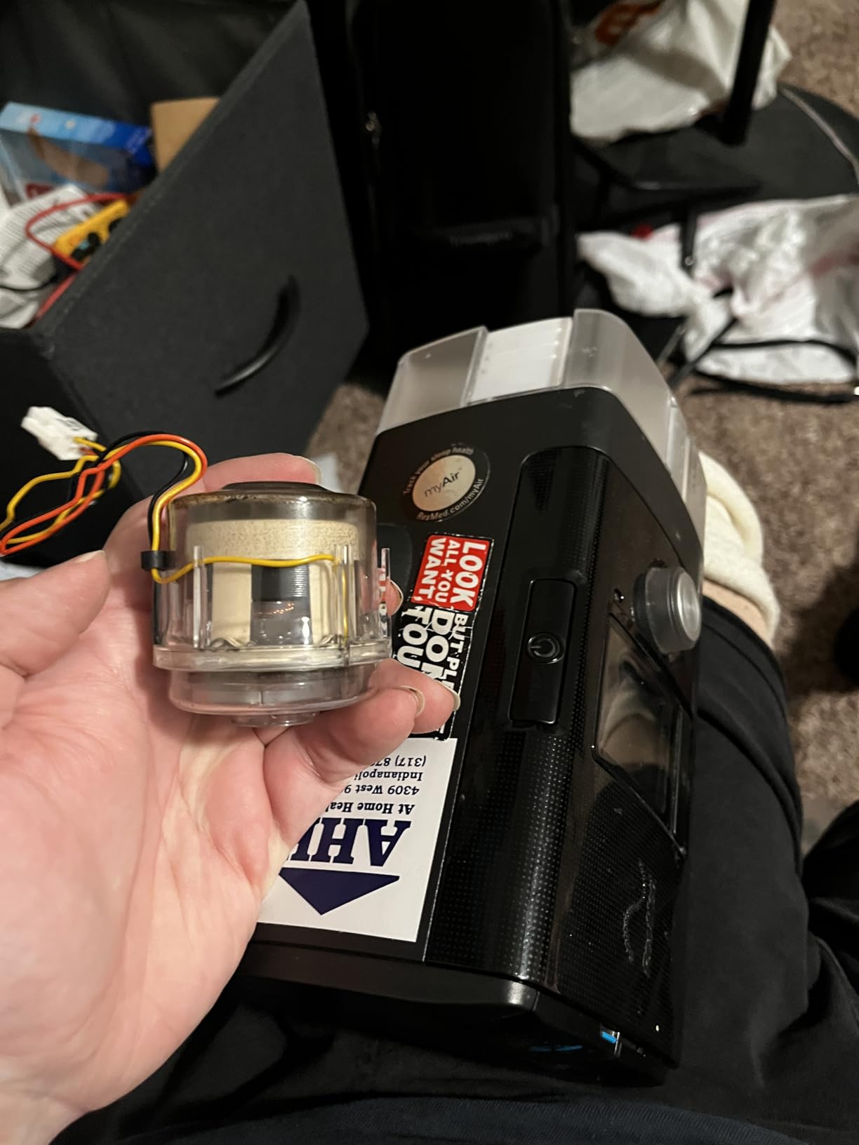 CPAP Machine Motor, Fit for ResMed AirSense 10 Supplies/ResMed S9/S10 Series | AirSense 10 BiPap &AutoSet/Airstart/AirCurve 10 CPAP Pump - Low Noise CPAP Pump Blower Motor customer photo 1
