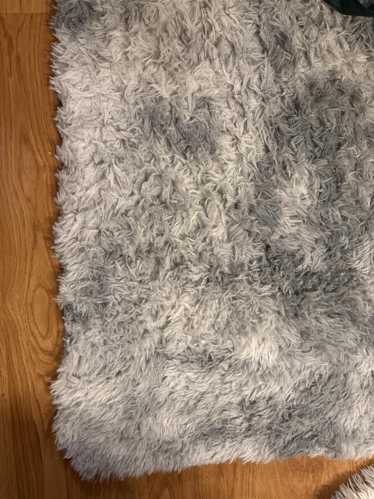 Deerhoo Large Shag Area Rugs 5 x 8, Tie-Dyed Plush Fuzzy Rugs, Light Grey | Soft Fluffy Furry, Non-Slip, Washable,High Pile, For Living Room,Bedroom, Indoor Carpet Nursery Kids Dorm Home Decor customer photo 1