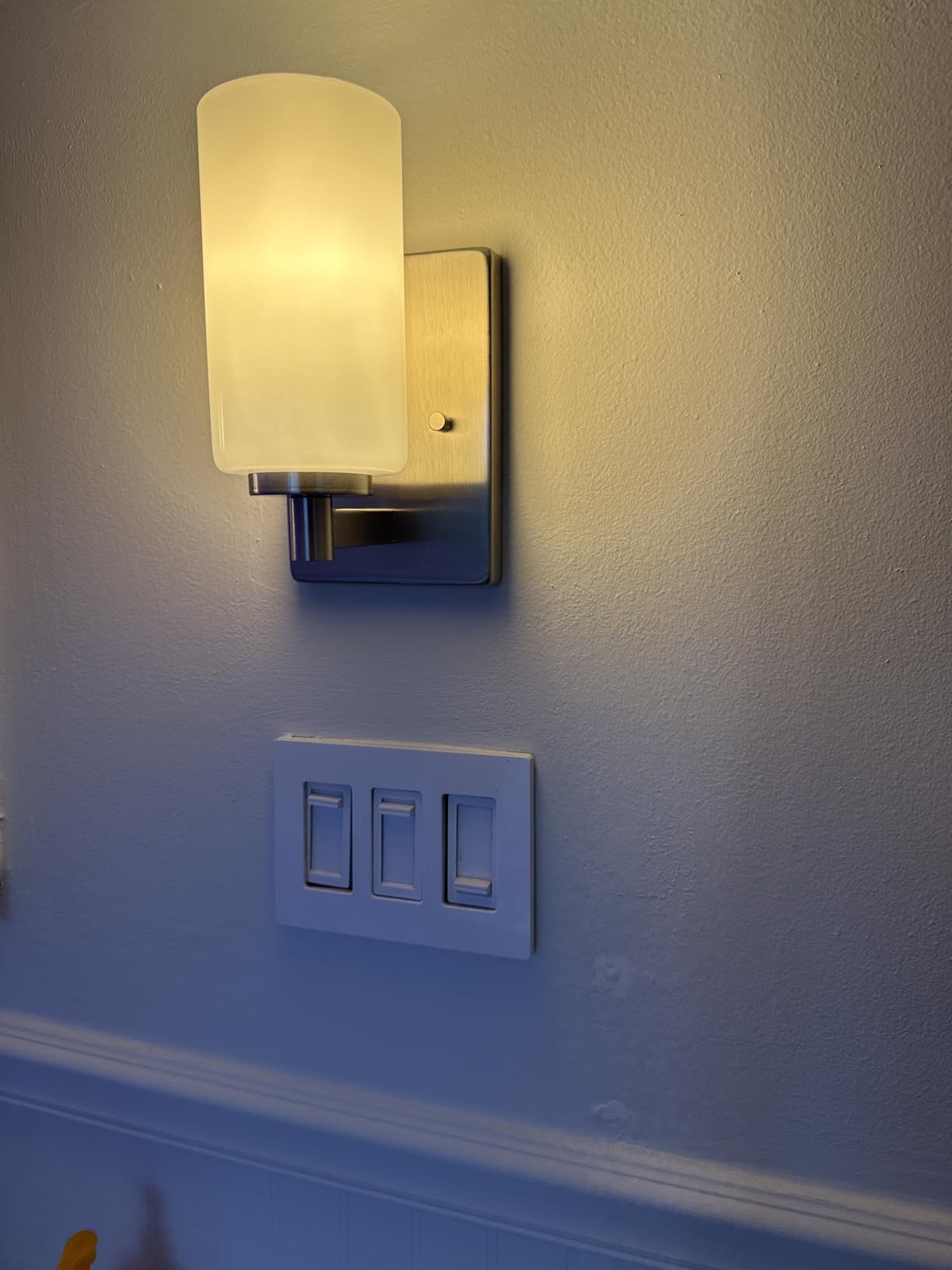 Kalium Wall Sconces Set of Two, Modern Matte Black Vanity Wall Lights customer photo 2