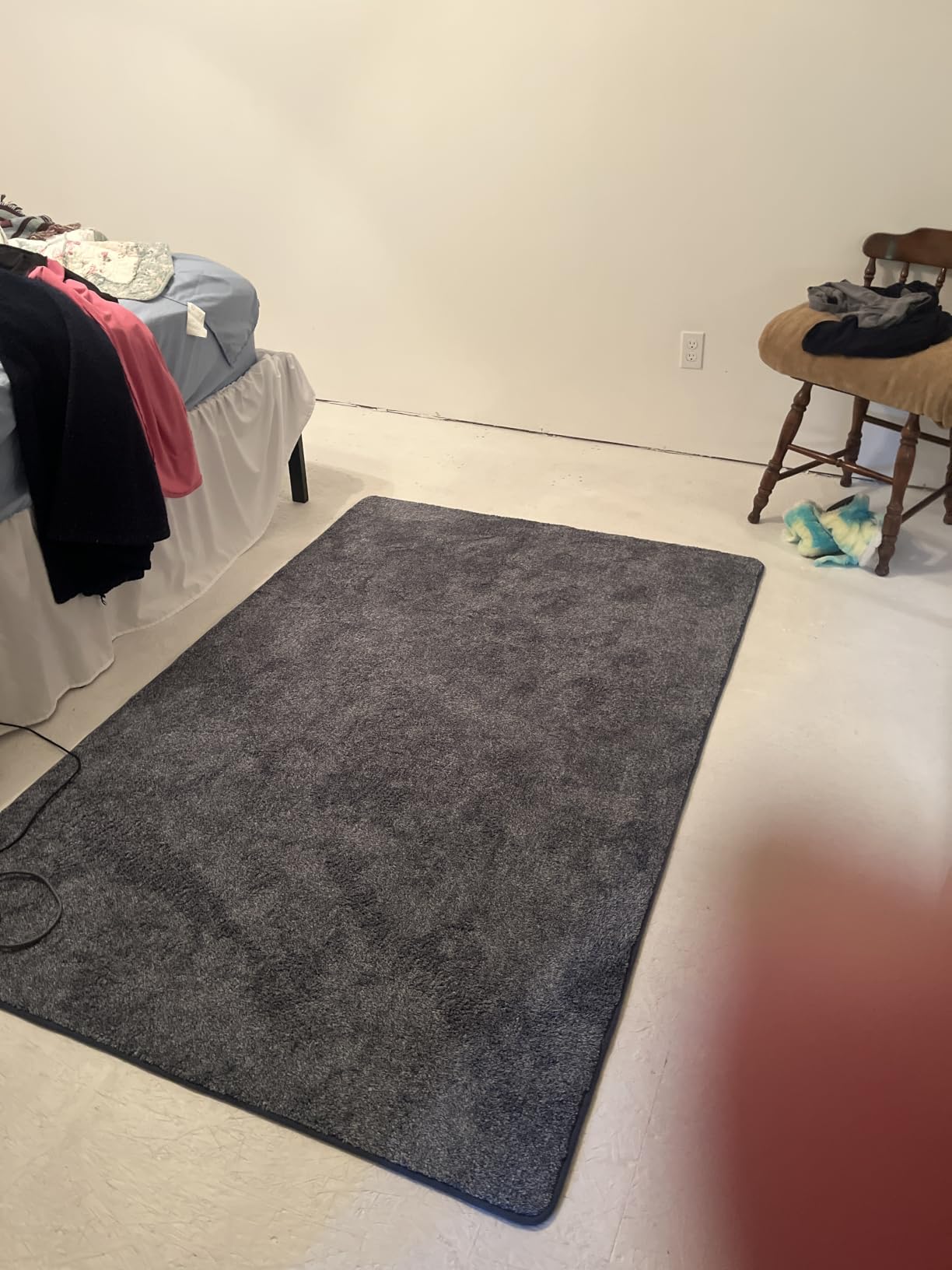Keeko 4x6 Area Rugs for Living Room,Soft Washable Memory Foam Bedroom Rug customer photo 1