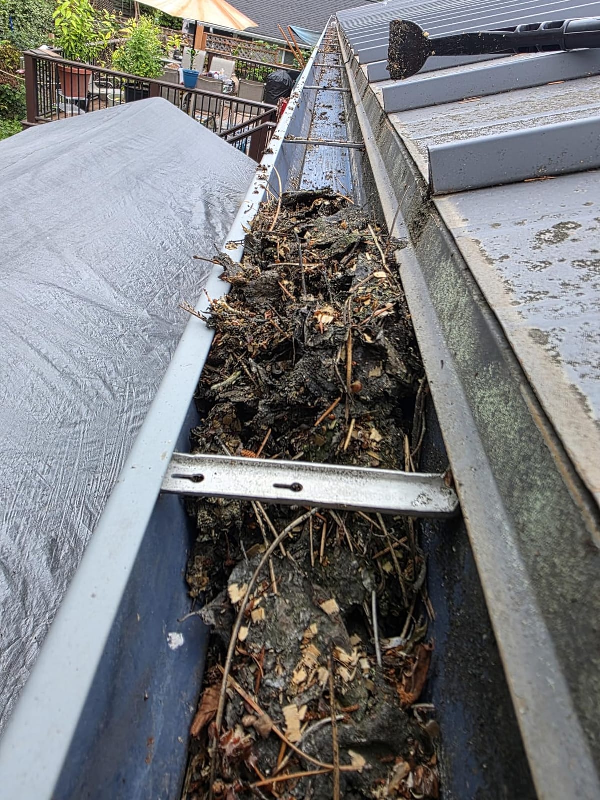 Gutter Cleaning Tool with Threads to Attach to Standard Poles Made in USA customer photo 2