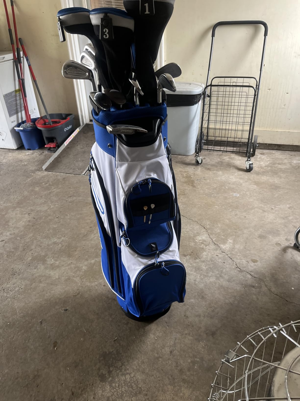 uniHimal Golf Cart Bag, 15 Way Organizer Divider Top with Handles customer photo 1