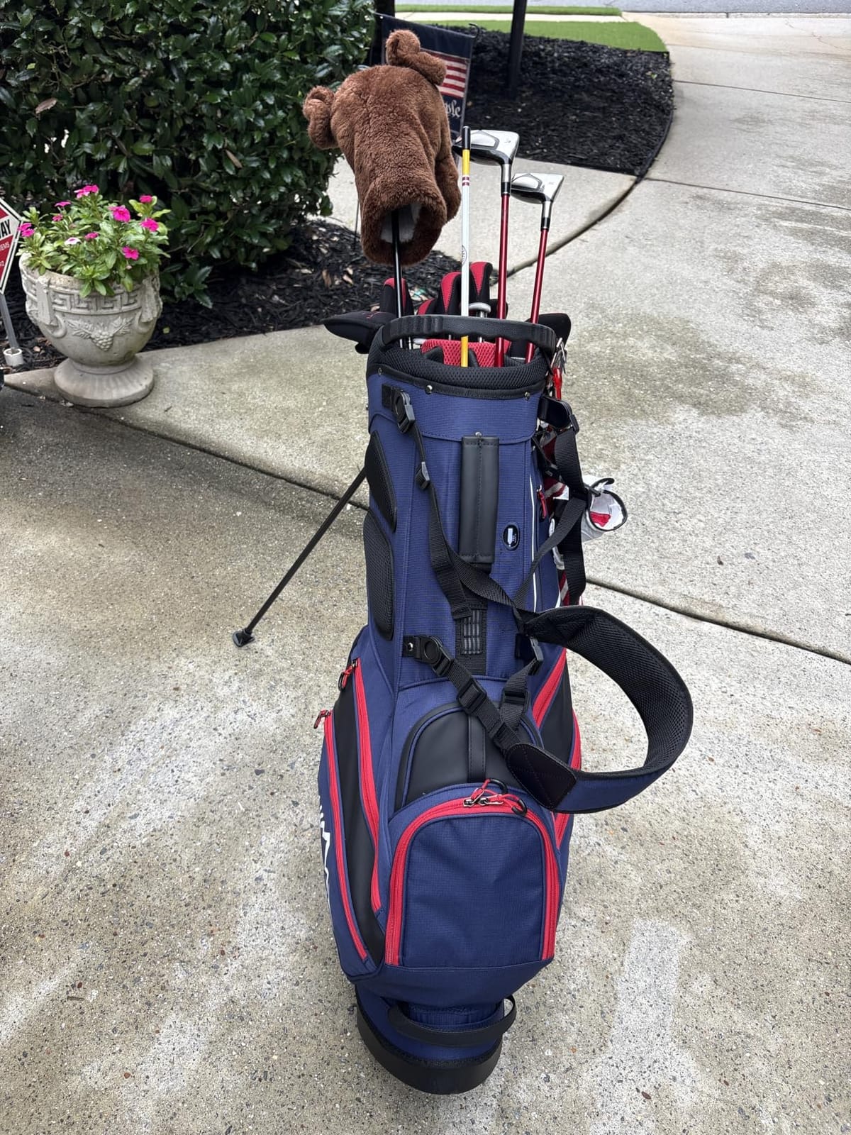 uniHimal 14-Way Golf Stand Bag Lightweight, Magnetic Pocket customer photo 1