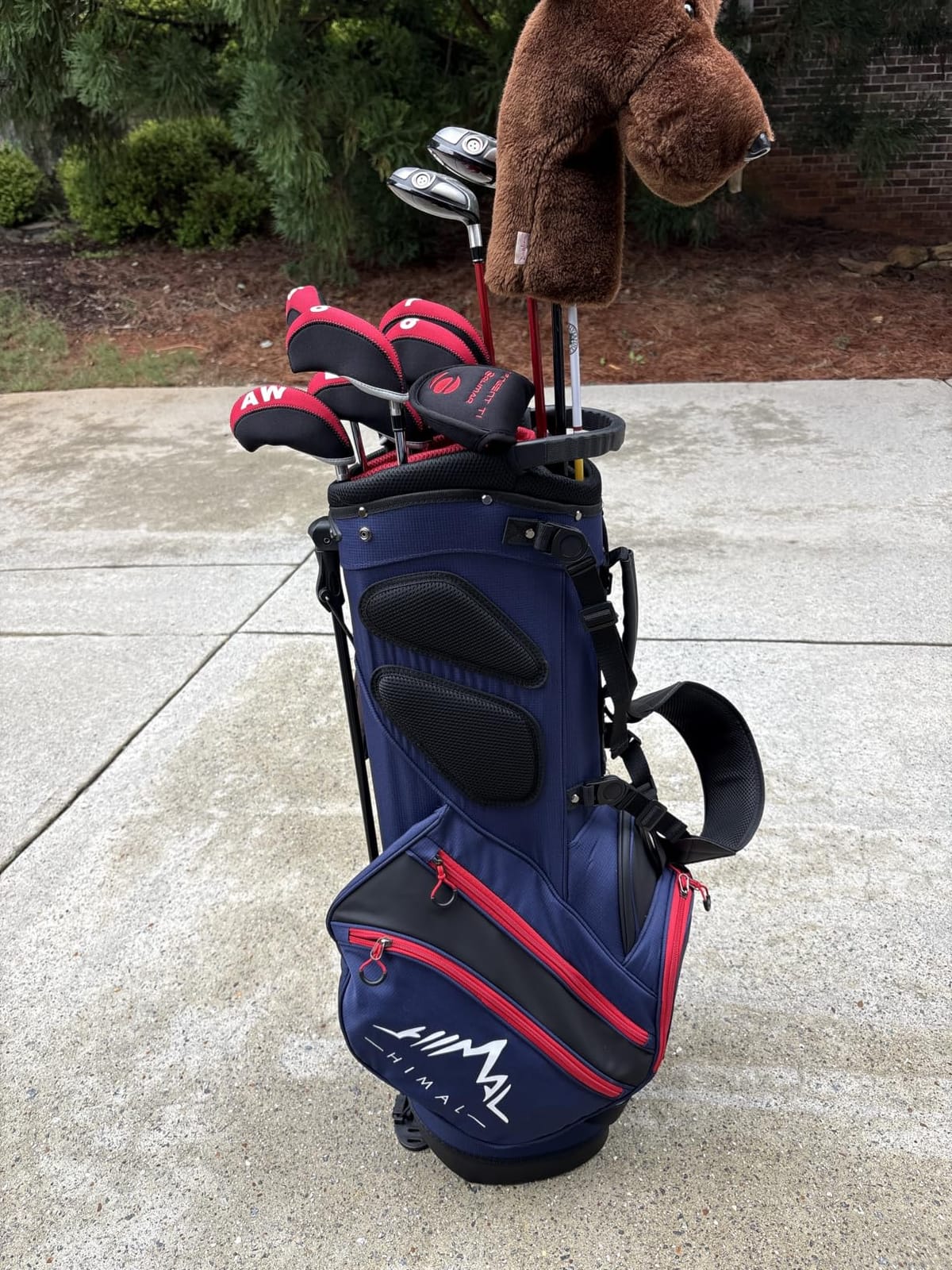 uniHimal 14-Way Golf Stand Bag Lightweight, Magnetic Pocket customer photo 2