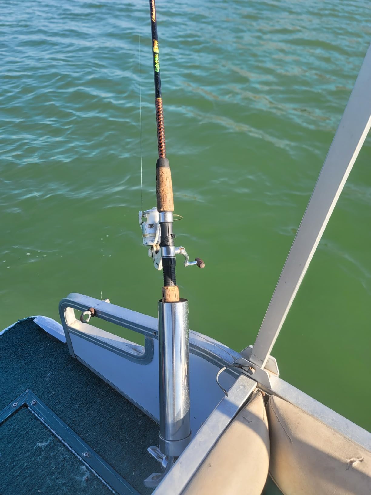 Made Set of 2 Fishing Rod Holder, 316 Stainless Steel Adjustable Fishing Pole Holder, Marine Deck Mount Trolling Rod Holder for Boat Ship Yacht customer photo 1