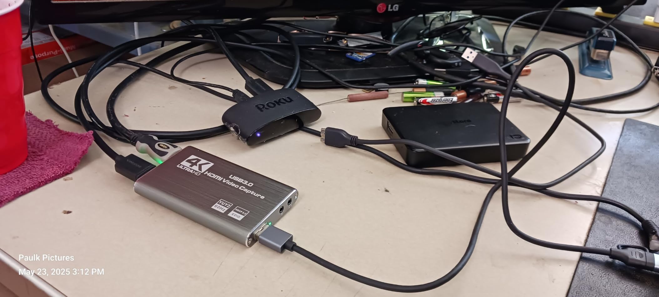 XIIXMASK USB 3.0 HDMI Capture Card, 1080P 60FPS Capture, 4K Pass-Through customer photo 1