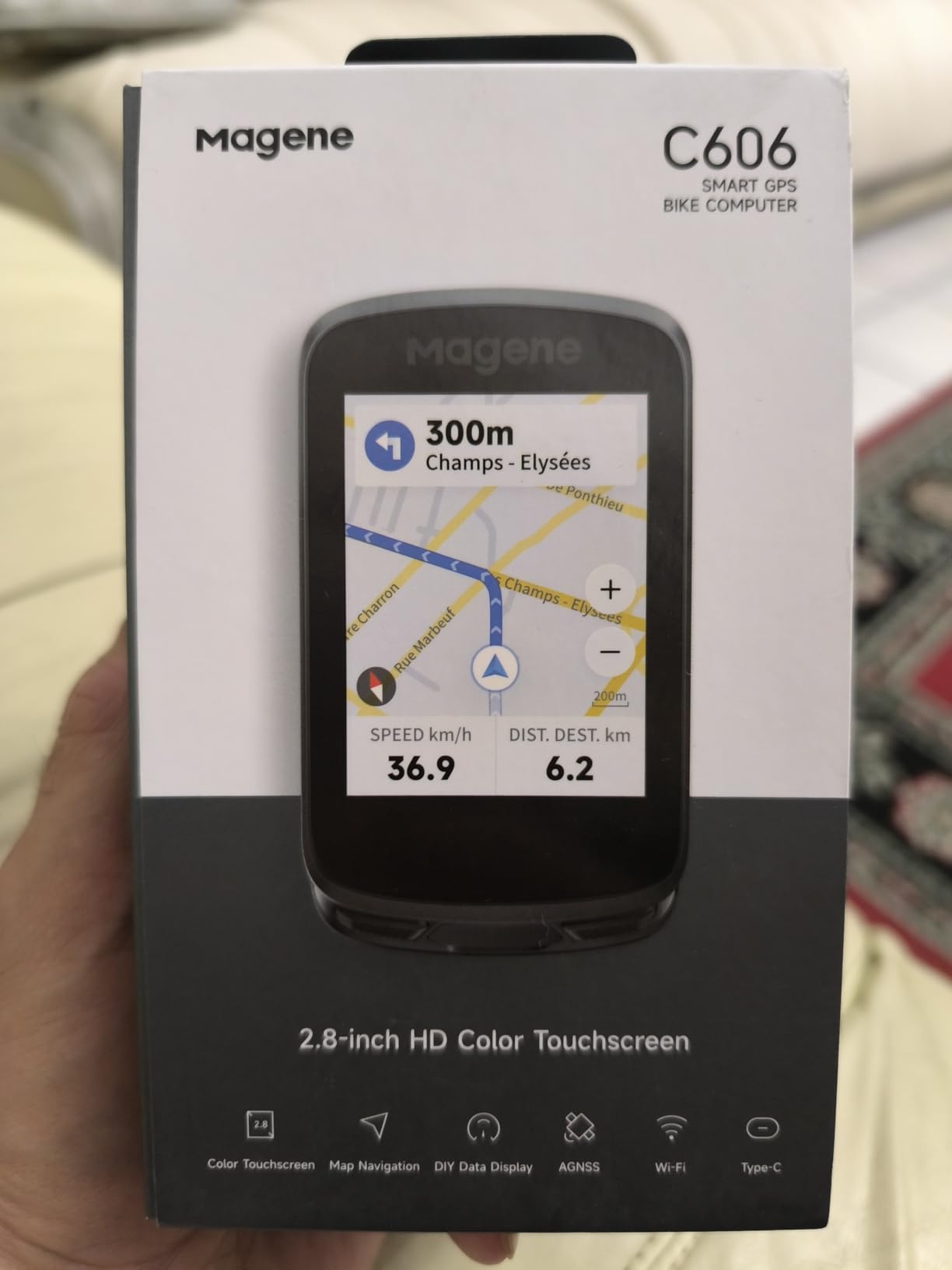 Magene C606 V2 Bike Computer GPS – 2.8