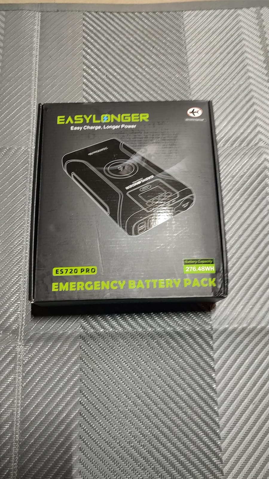 EASYLONGER ES720 CPAP Battery Backup, 266.4Wh Portable CPAP Power Supply customer photo 2