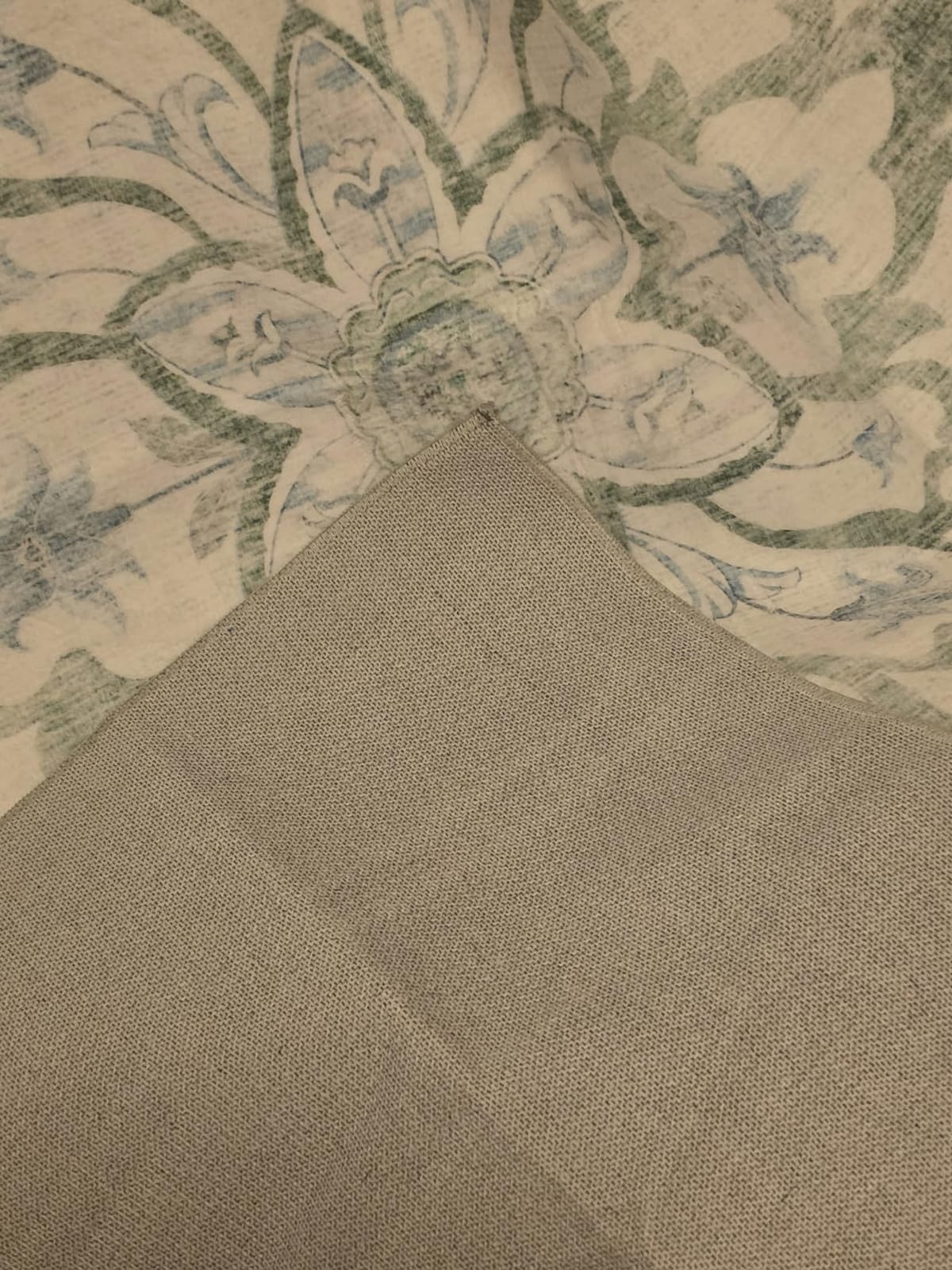 RELEANY Washable Area Rug, 5'x7', Brick/Brown/Green customer photo 2