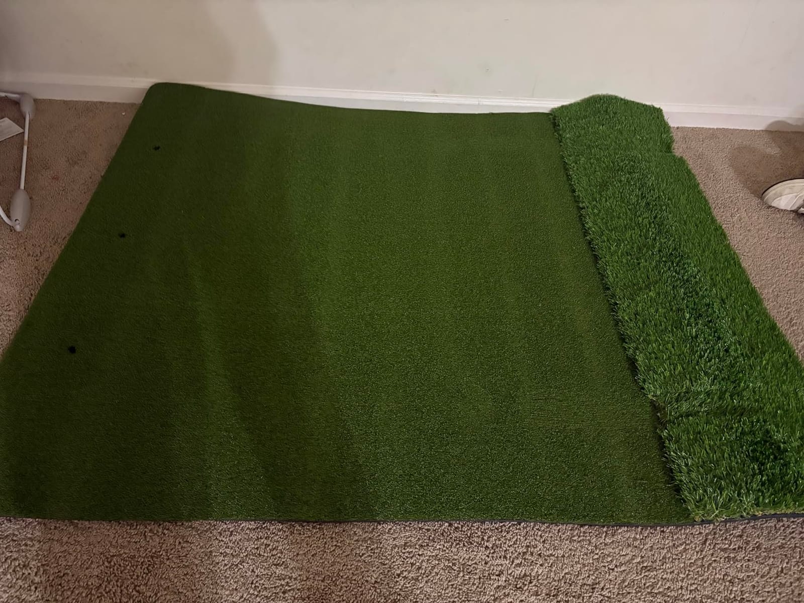 Premium Dual-Turf Golf Mat: 5x4ft, 6x4ft, 21mm to 50mm Thickened Base for Backyard, Driving Range, Indoor & Outdoor Practice Hitting, Swing & Chipping customer photo 2