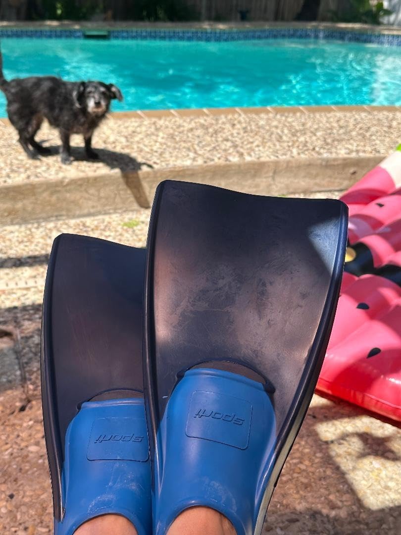 Sporti Unisex-Adult & Kids Long Floating Swim Fins for Pool Lap Swimming customer photo 1