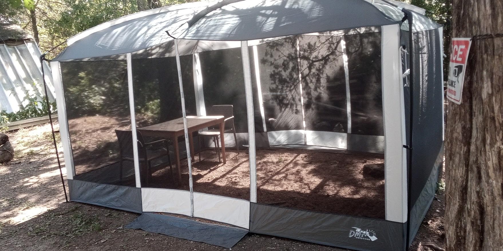 DMH OUTDOORS Screen House Tent 13x9 FT with Netting Mesh & 2 Magnetic Doors customer photo 2