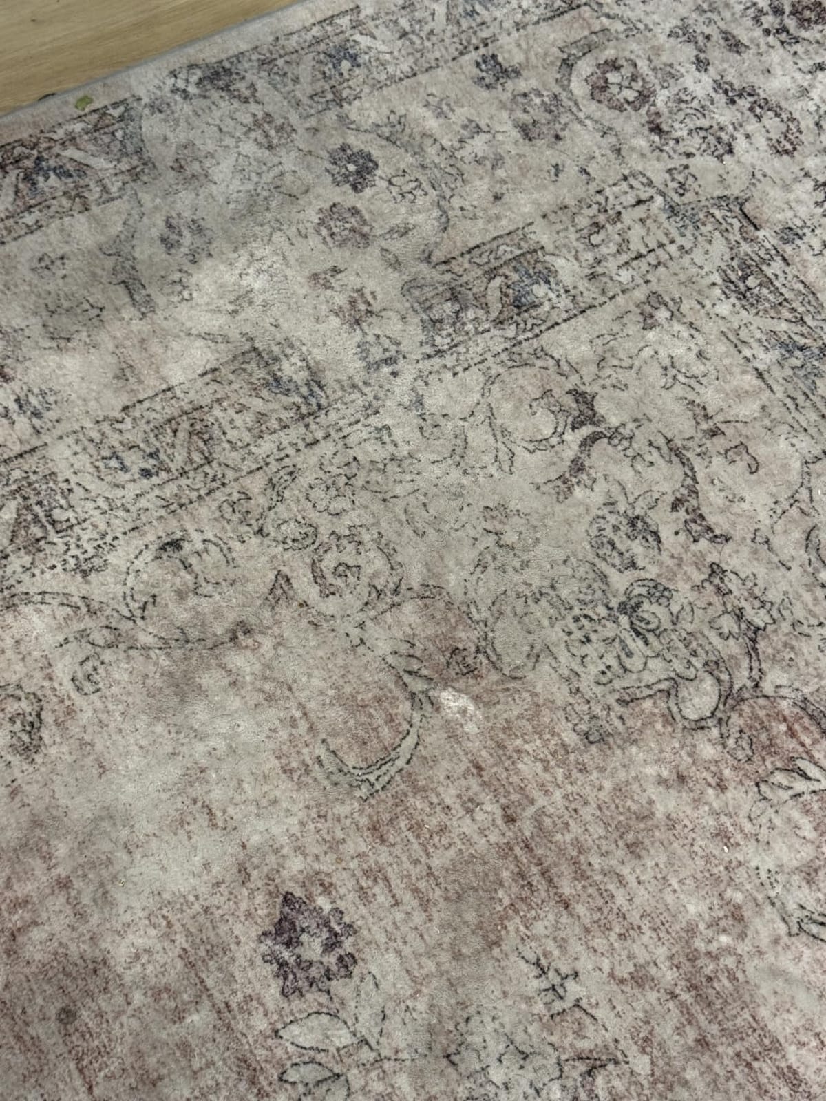 CHAMPLANT Washable Area Rug 8'x10' Boho Chic Medallion Distressed Design Non-Shedding Easy Care Ideal for High Traffic Areas in Living Room Bedroom Office Coffee Table Large Carpet customer photo 1