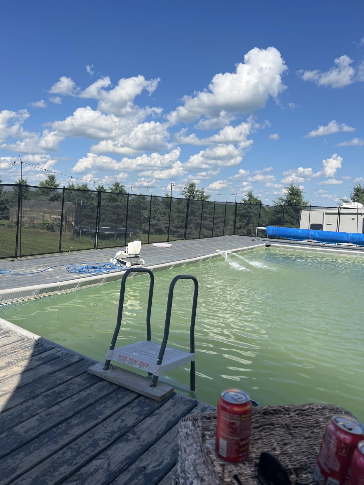 VEVOR Pool Fence, 4 x 108 FT Pool Fences for Inground Pools, Removable Safety Pool Fencing, Easy DIY Installation Swimming Pool Fence, 340gms Teslin PVC Pool Fence Mesh Protects Kids and Pets customer photo 2