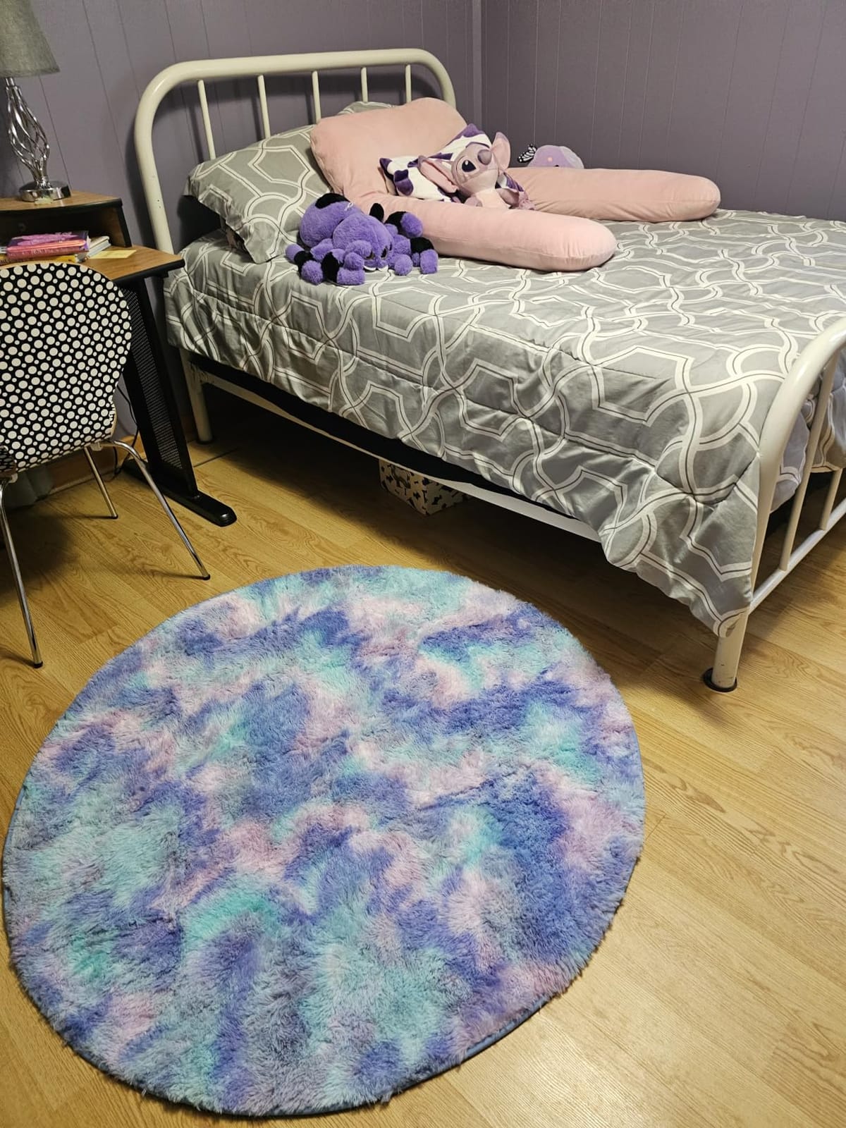Ophanie Area Rugs 9x12 Living Room, Large Grey Bedroom Carpet, Big Shag Indoor Thick Soft Nursery Rug, Gray Fluffy Carpets for Boy and Girls Room Dorm Home Decor Aesthetic customer photo 1