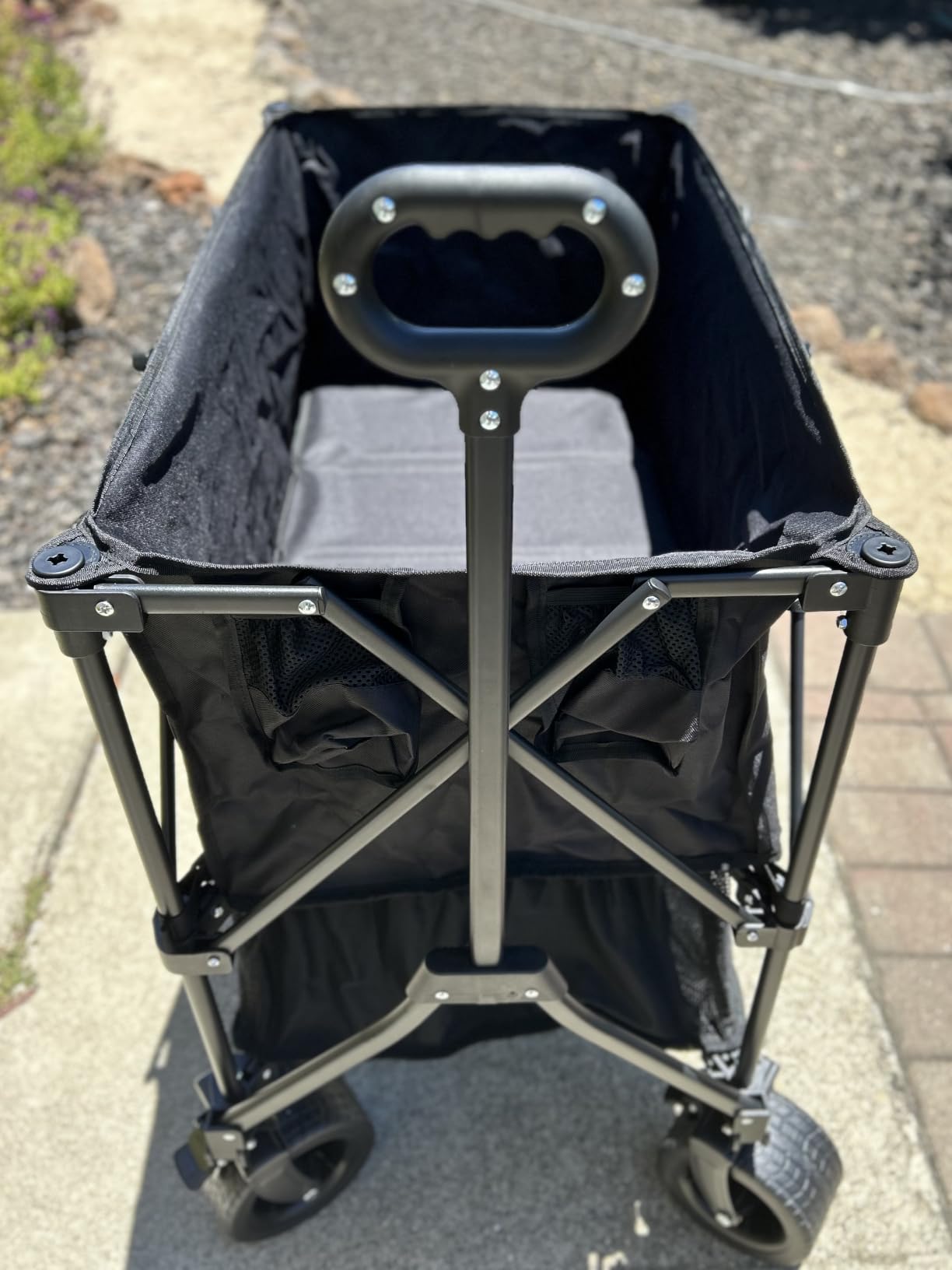 Double Decker Wagon 600lb Capacity & 400L Collapsible Sports Wagon - Big Wheels, 54
