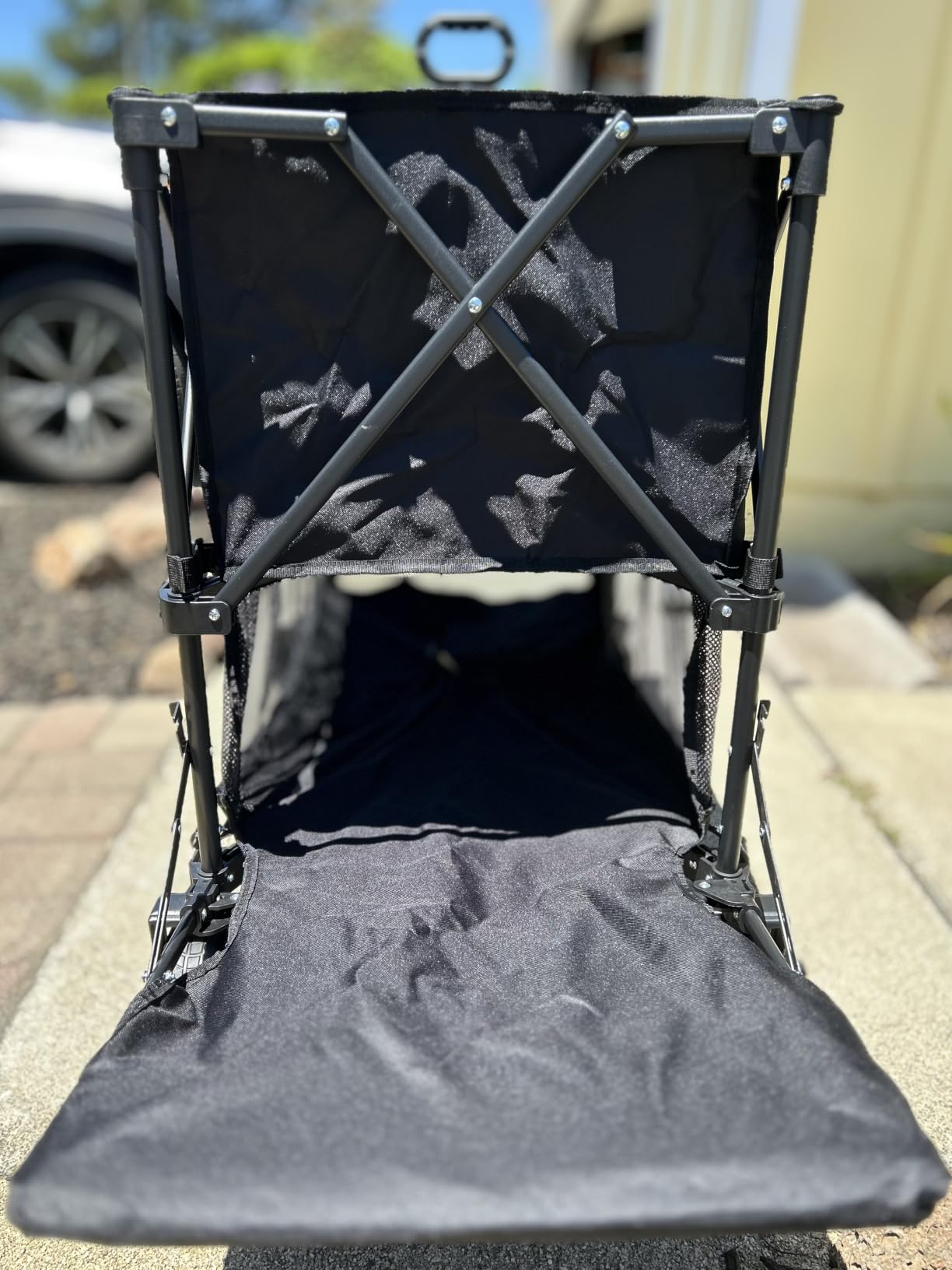 Double Decker Wagon 600lb Capacity & 400L Collapsible Sports Wagon - Big Wheels, 54