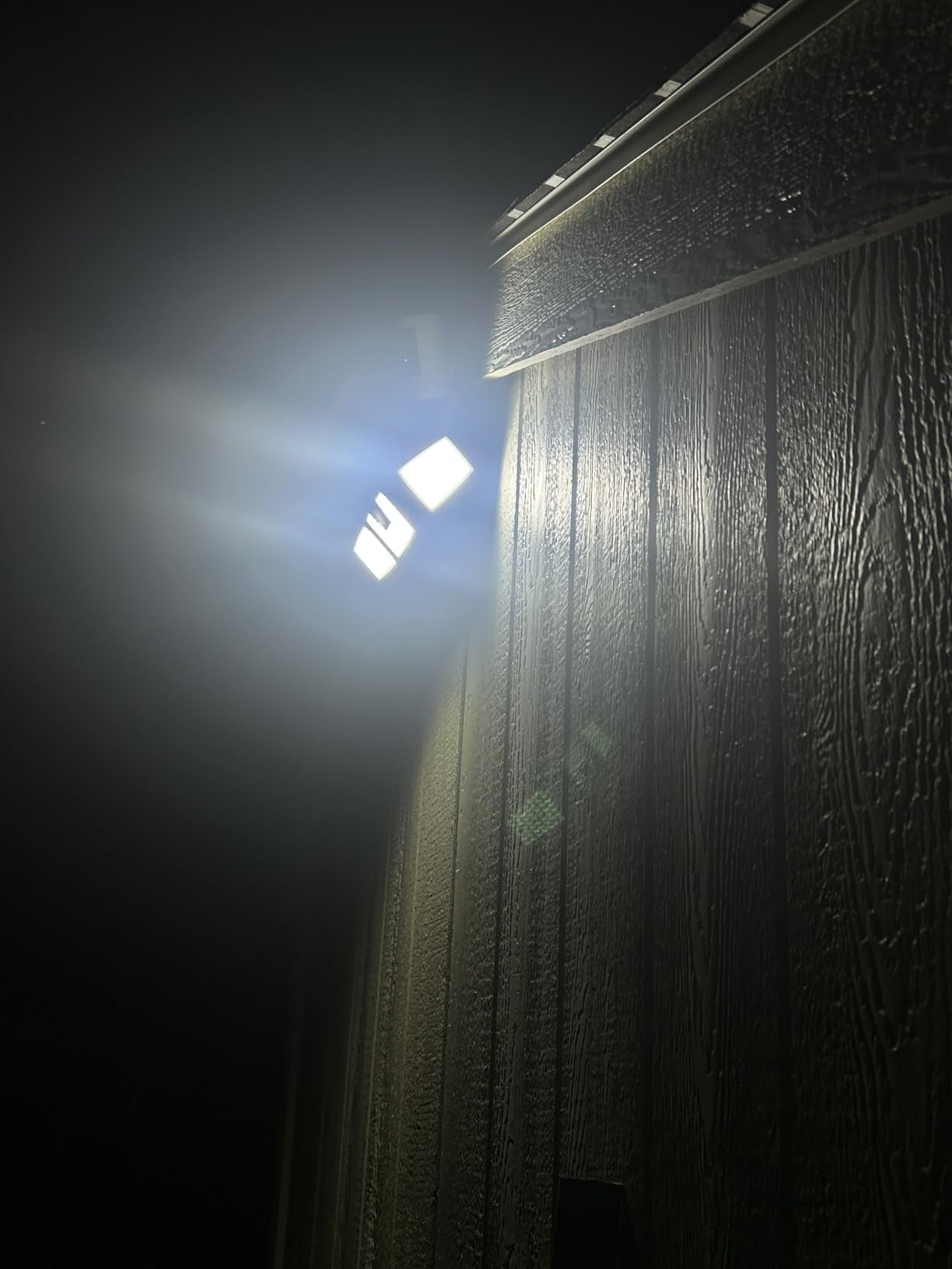 INCX Solar Lights Outdoor, 3000LM Motion Sensor Outdoor Lights, 2PCS, Black customer photo 2