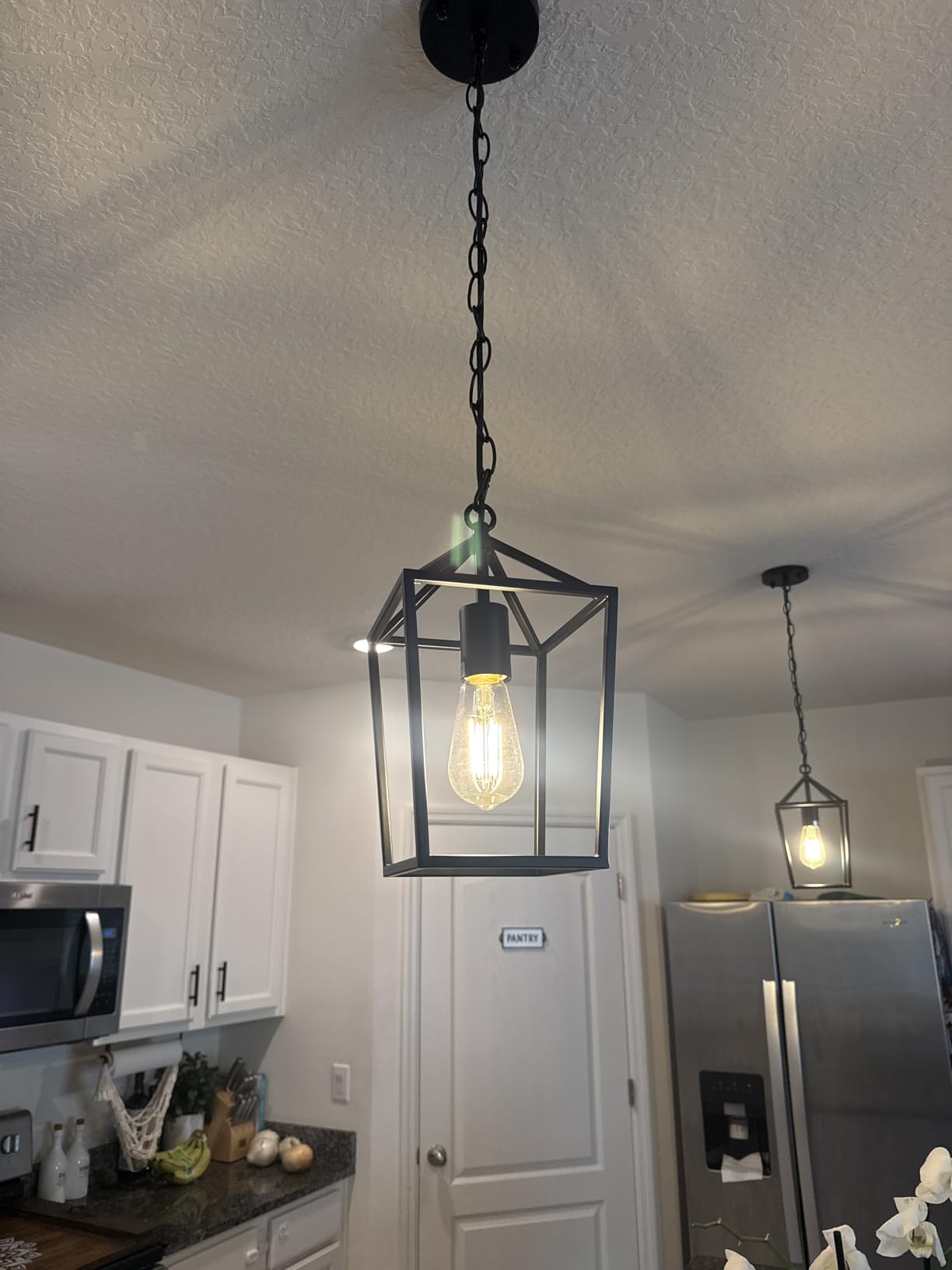 Sheetea 2 Pack Pendant Lights Kitchen Island, Modern Black Light Fixtures customer photo 1