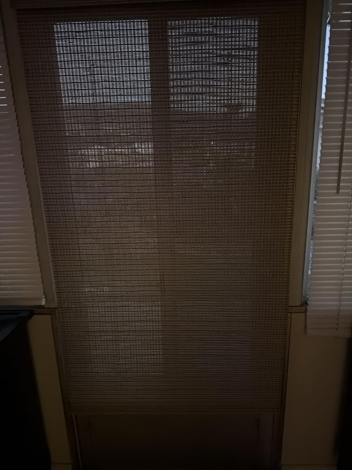 LazBlinds Cordless Bamboo Roman Shades, 34.5x48, Highfield Teak customer photo 2