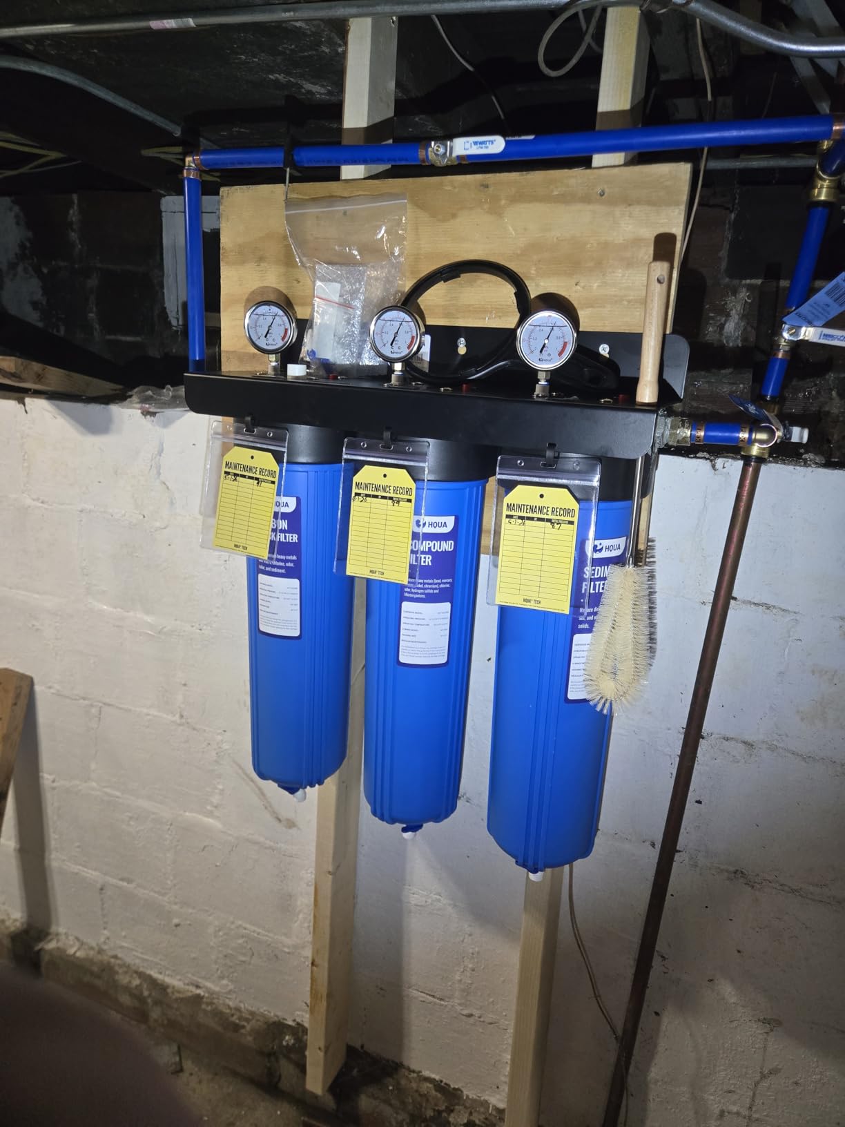 WF3-01 3-Stage Whole House Water Filtration System, Reduces Heavy Metals (Lead, Mercury, Arsenic, Cadmium, Chromium), Chlorine, Sediment, Odor, and VOC’s customer photo 1