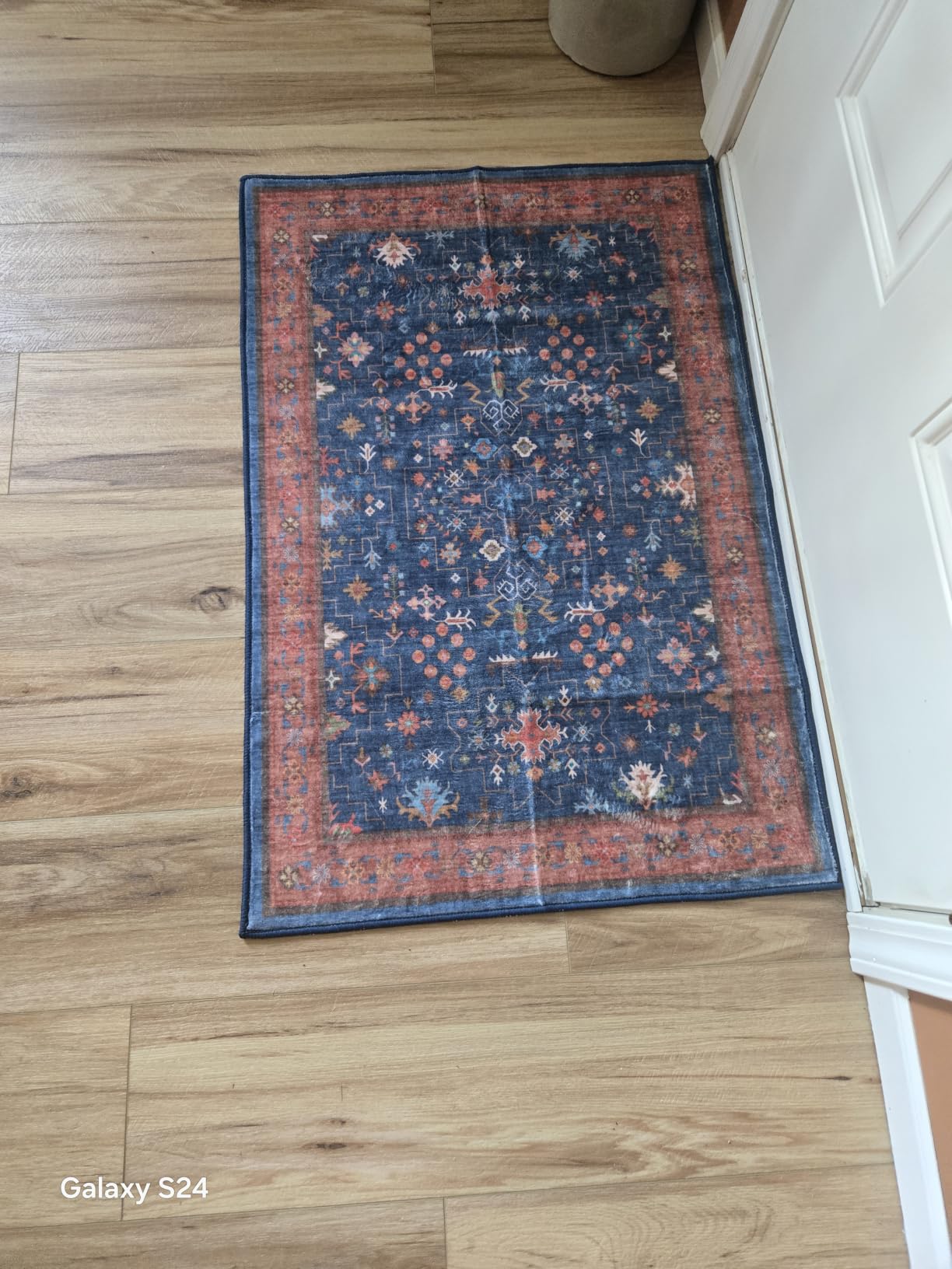 Boho Black Rug for Living Room - Washable 10x14 Area Rug, Dining Room Rugs for Under Table, Soft Low Pile Carpet for Large Bedroom - Farmhouse Decor, Non-Slip & Stain Resistance (10x14 Black/Multi) customer photo 2