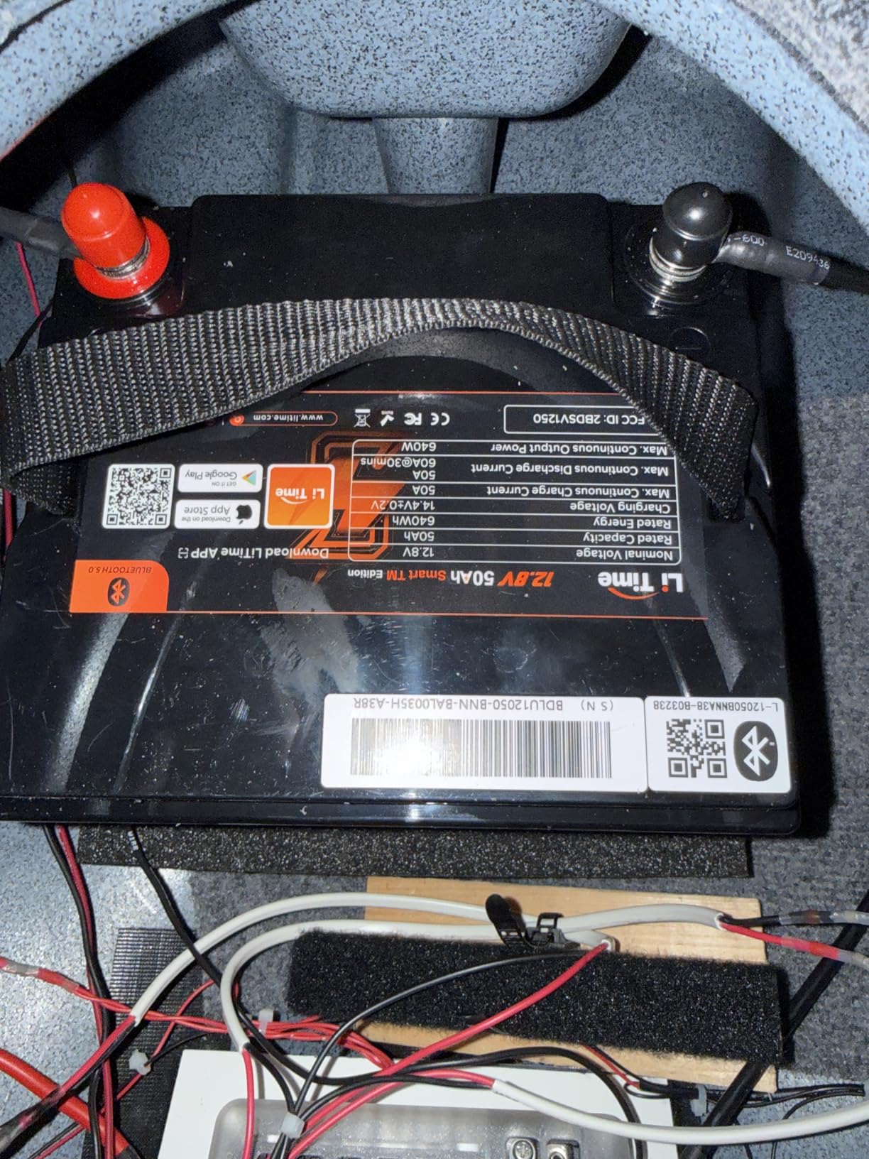 LiTime 12V 50Ah Trolling Motors LiFePO4 Lithium Battery for Fish Finder customer photo 1